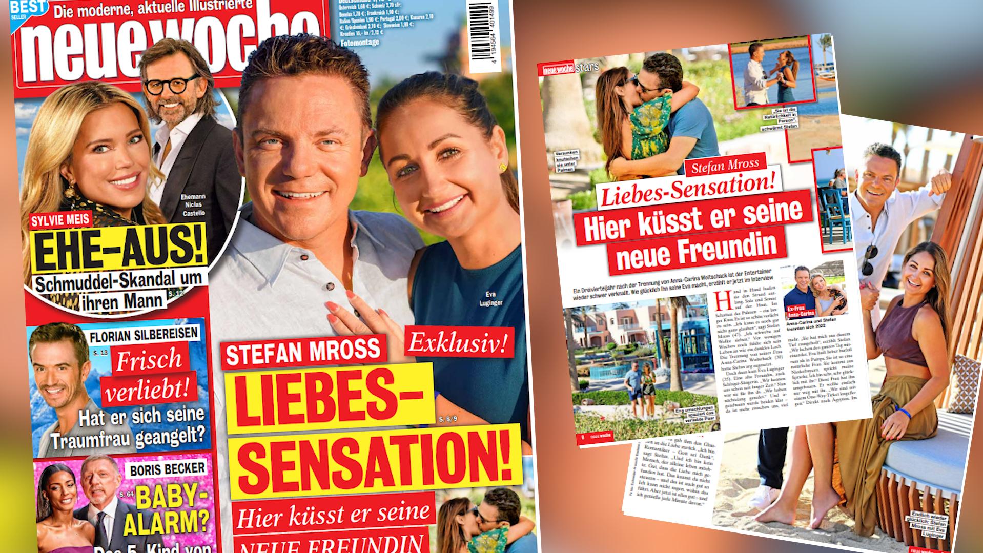 Stefan Mross und Eva Luginger sind ein Paar - das zeigen sie jetzt ganz offen. (Quelle: Neue Woche)