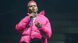 Chris Brown en concert à l'Accor Hotel Arena (Bercy) à Paris, le 23 février 2023. Chris Brown in concert at the Accor Hotel Arena (Bercy) in Paris, February 23, 2023.