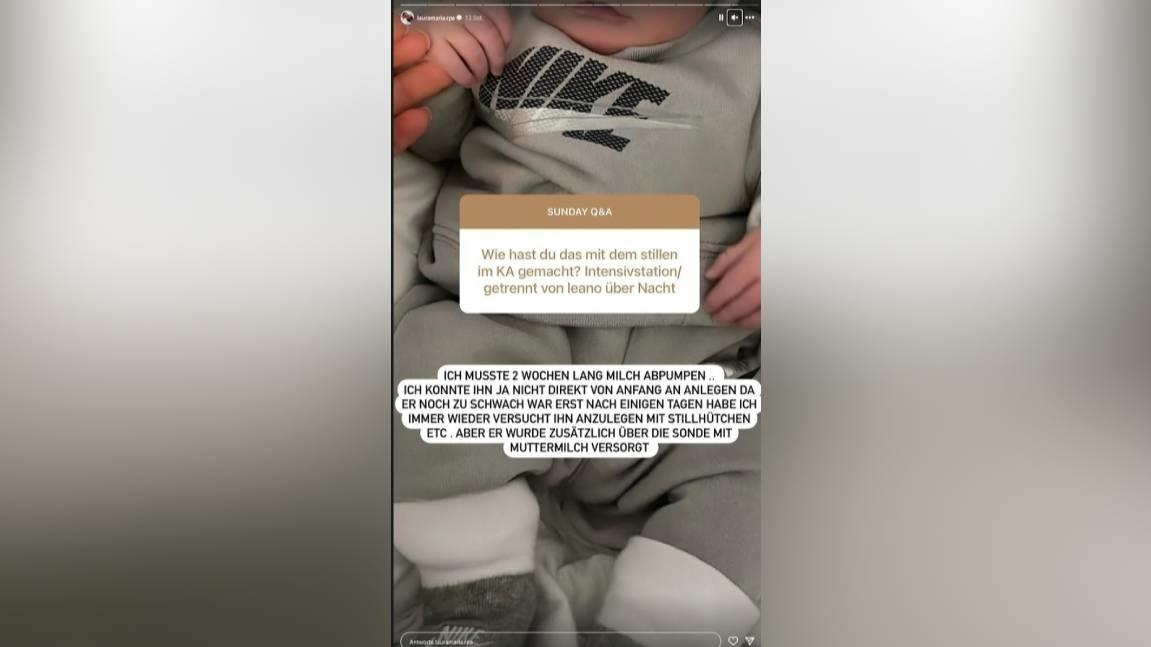 Auch über die nicht so perfekten und schwierigen Anfänge spricht Mama Laura Maria offen und ehrlich