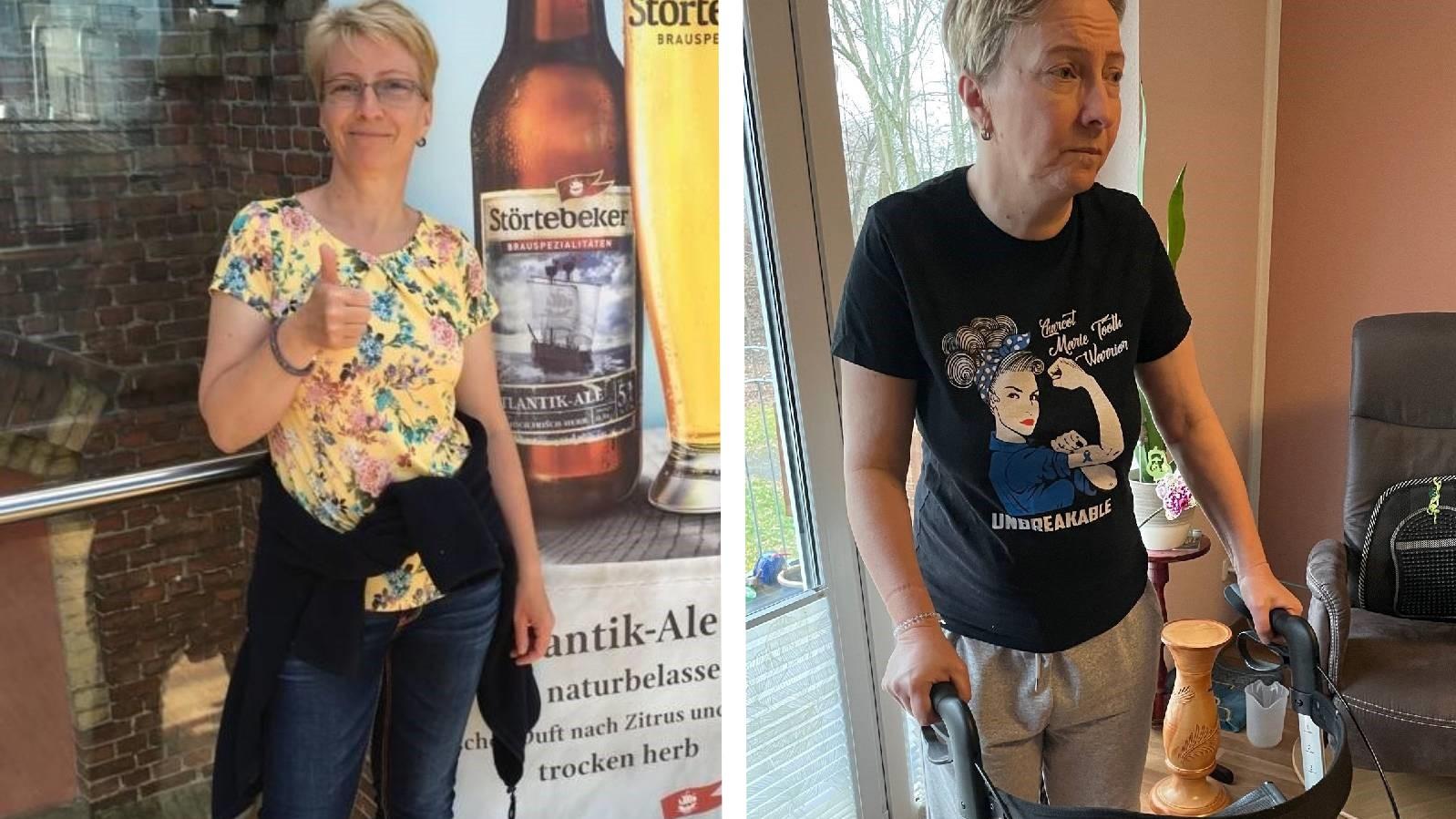 Janett Werrmann hat die Charcot-Marie-Tooth-Erkrankung.