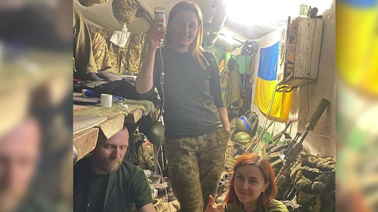 Alina Panina war eine der wenigen Frauen im Asow-Stahlwerk. "Es mangelte uns an allem" sagt sie.