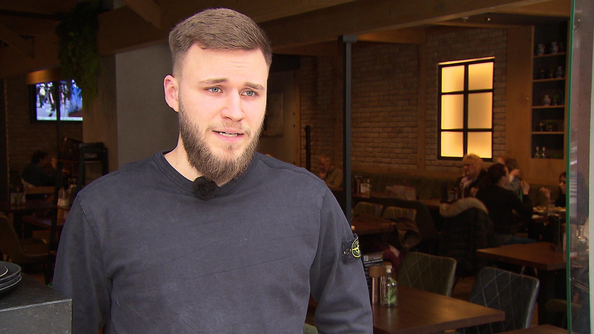 Gastronom Maximilian Metzmacher, Betriebsleiter der "Eselei" im Nord-West-Zentrum.