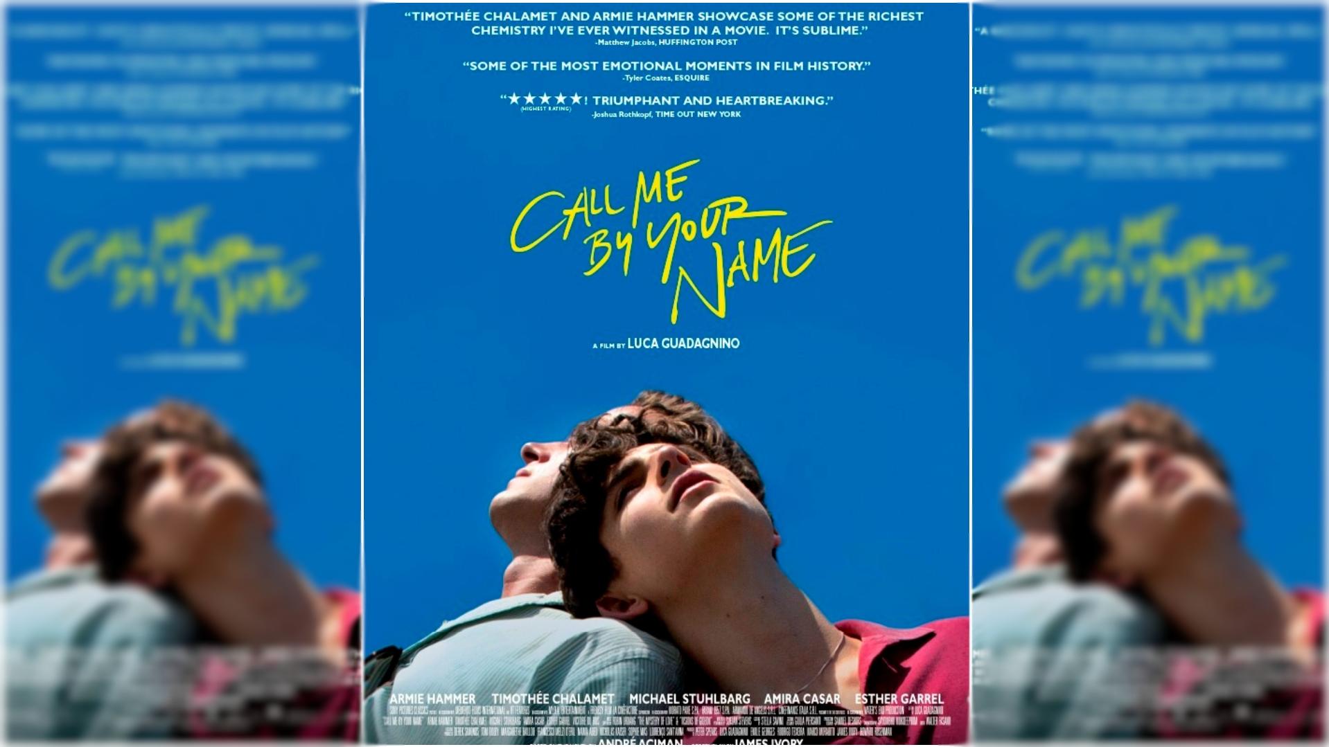 Filmplakat Call Me By Your Name