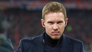 Trainer, Julian Nagelsmann FCB Portraet, Portrait, DAZN, Interview Fussball / UEFA Champions League / FC Bayern Muenchen - Paris Saint-Germain / Allianz Arena / 08.03.2023 / FOTO: Mladen Lackovic / LakoPress *** Coach, Julian Nagelsmann FCB Portraet, Portrait, DAZN, Interview Football UEFA Champions League FC Bayern Muenchen Paris Saint Germain Allianz Arena 08 03 2023 PHOTO Mladen Lackovic LakoPress