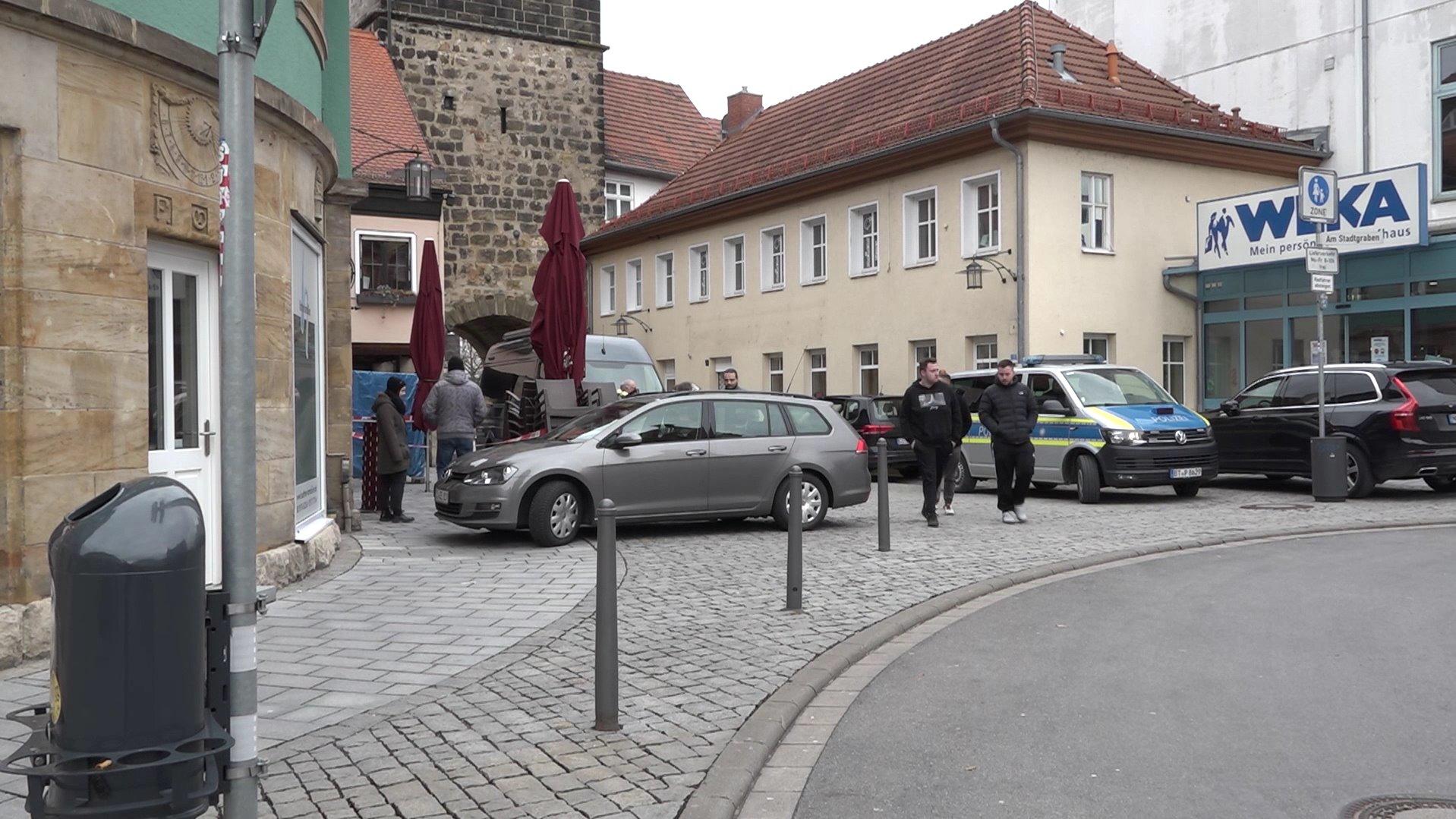 Kreuzung Bamberger Straße in Lichtenfels (Bayern)
