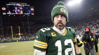 FILE - Green Bay Packers' Aaron Rodgers walks off the field after an NFL football game against the Detroit Lions, Sunday, Jan. 8, 2023, in Green Bay, Wis. Rodgers says he will make a decision on his future â€œsoon enoughâ€ as the four-time MVP quarterback ponders whether to play this season and if his future remains with the Packers. (AP Photo/Morry Gash, File)