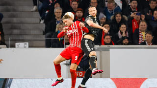 Lucas Hoeler SC Freiburg, 09 und Federico Gatti Juventus Turin, 15 beim Kopfballduell , GER, SC Freiburg vs. Juventus Turin, Fussball, UEFA Europa League, Achtelfinale, 16.03.2023 GER, SC Freiburg vs. Juventus Turin, Fussball, UEFA Europa League, Achtelfinale, 16.03.2023 Freiburg im Breisgau *** Lucas Hoeler SC Freiburg, 09 and Federico Gatti Juventus Turin, 15 in header duel , GER, SC Freiburg vs Juventus Turin, soccer, UEFA Europa League, round of 16, 16 03 2023 GER, SC Freiburg vs Juventus Turin, soccer, UEFA Europa League, round of 16, 16 03 2023 Freiburg im Breisgau, Germany Copyright: xEibner-Pressefoto/GrantxHubbsx EP_GHS