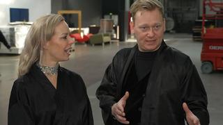 Isabel Edvardsson und Knossi im RTL-Interview.