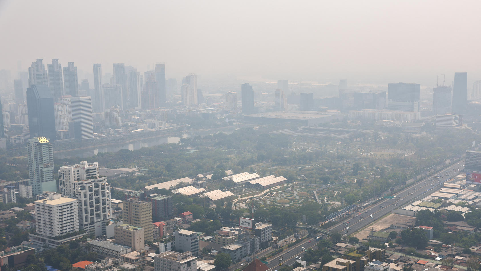 Blick auf Bangkok, Thailand