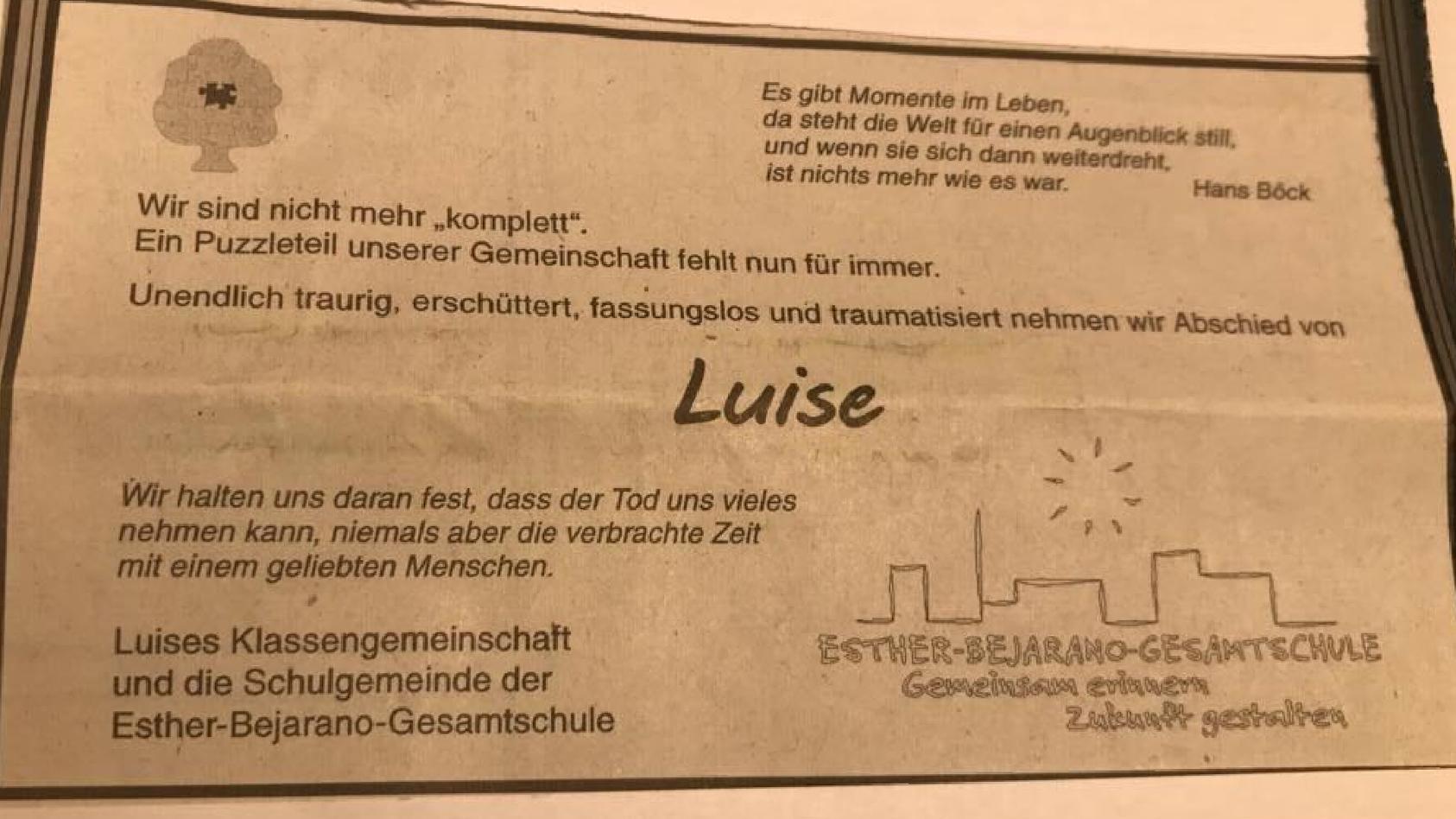 Traueranzeige