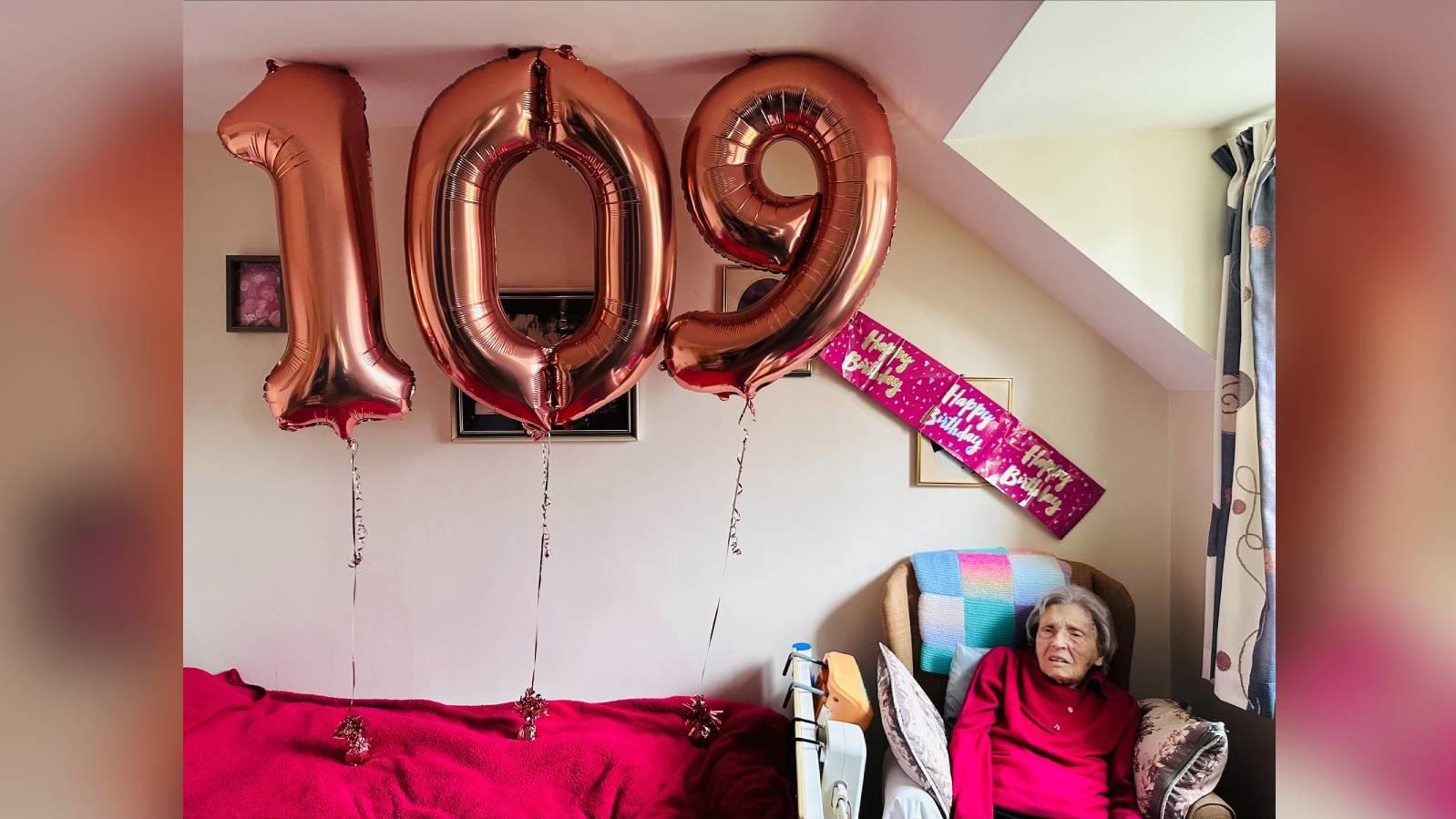 Olive Edwards ist 109 Jahre alt geworden