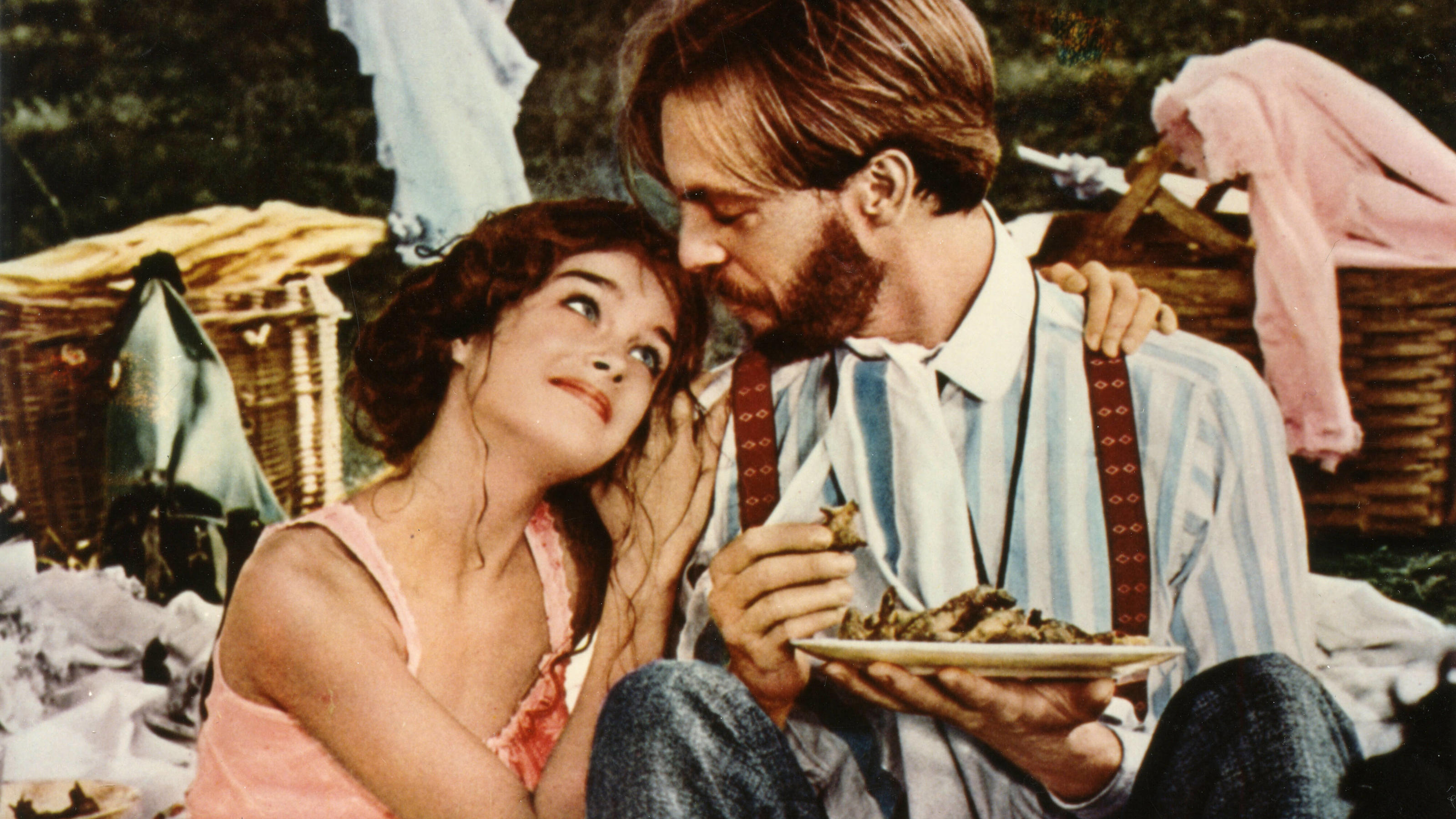 Brooke Shields und Keith Carradine in dem Film  "Pretty Baby" (1978). 