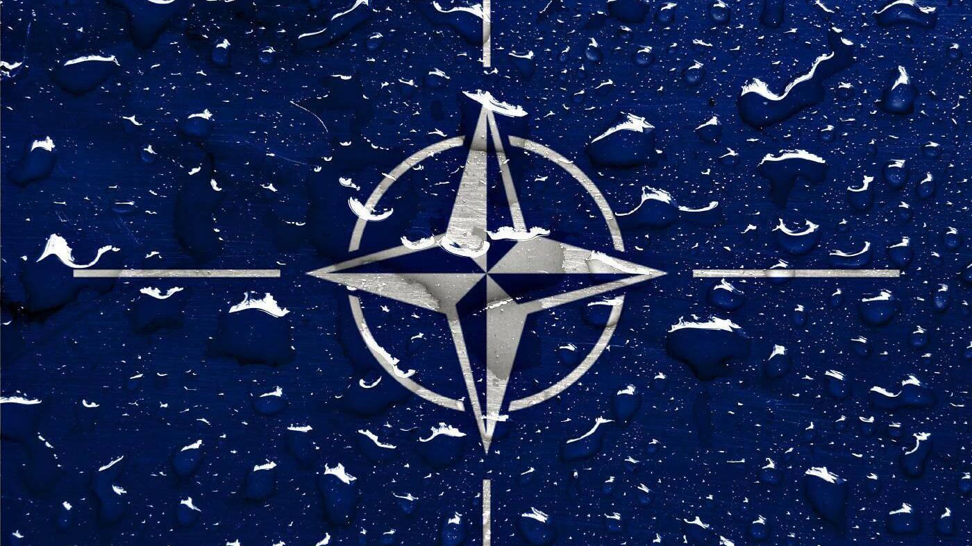flag of NATO with rain drops, flag of NATO with rain drops, 21.06.2020 23:09:11, Copyright: xdaniel0x Panthermedia28569049.jpg