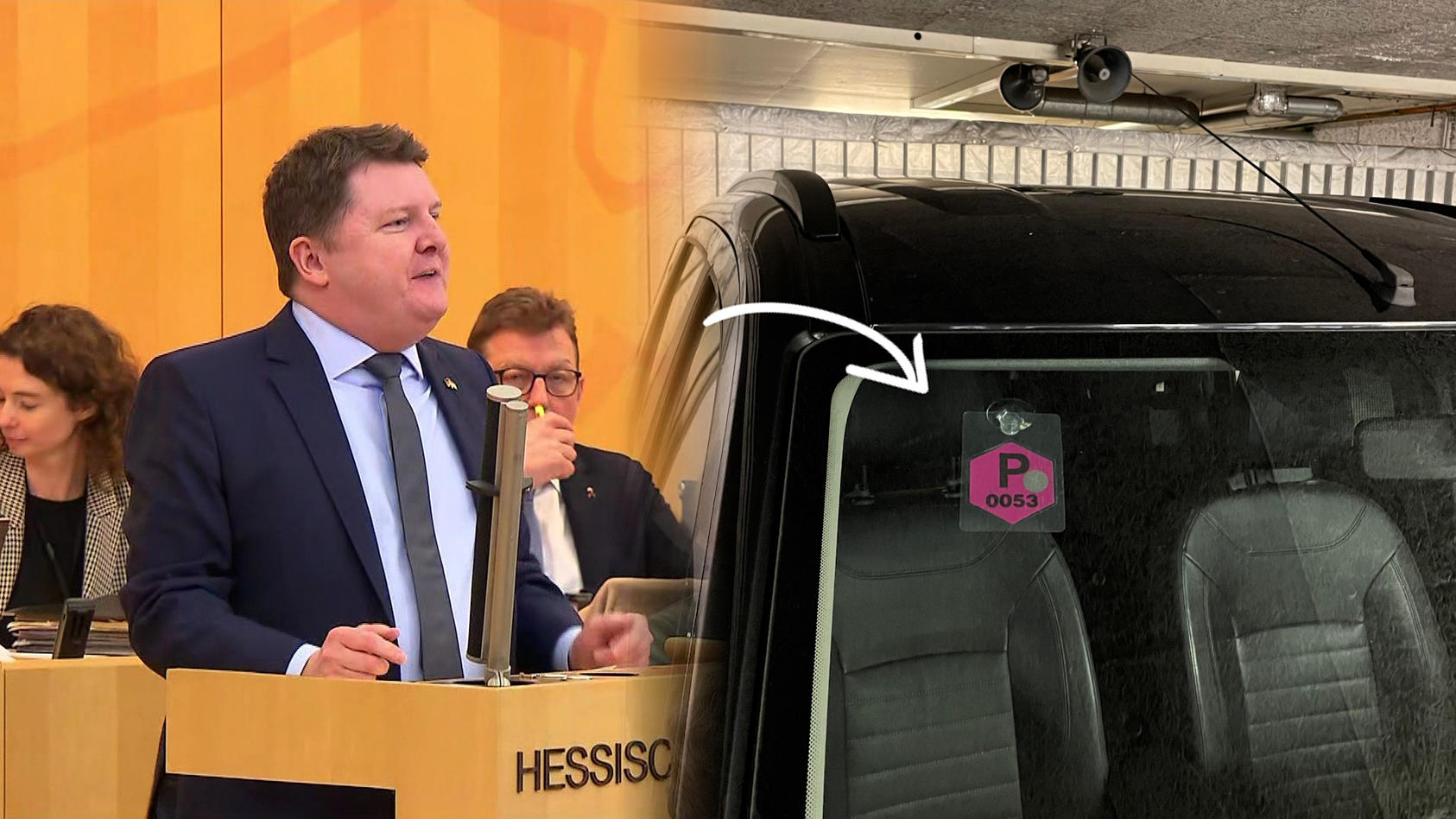 Landtagsabgeordneter Marius Weiß (SPD) steht im Verdacht, seiner Frau einen Parkausweis für die Tiefgarage des Wiesbadener Landtags kopiert zu haben.