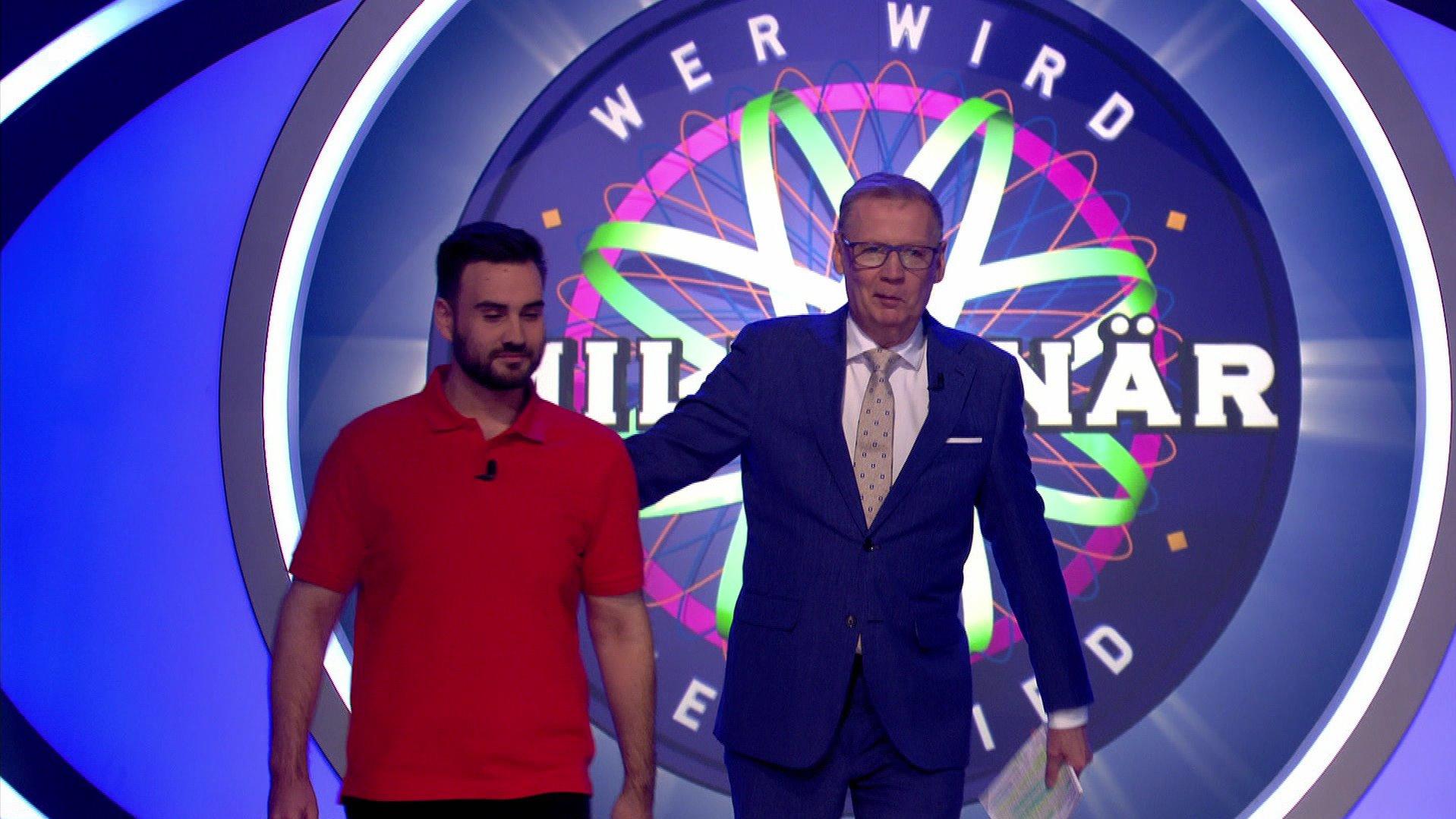 Wahnsinn, wie elegant zwei Menschen ein Fernsehstudio betreten können