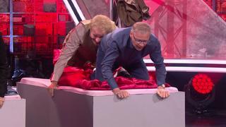 Thomas Gottschalk und Günther Jauch beweisen, dass sie noch geschmeidig in den Hüften sind.