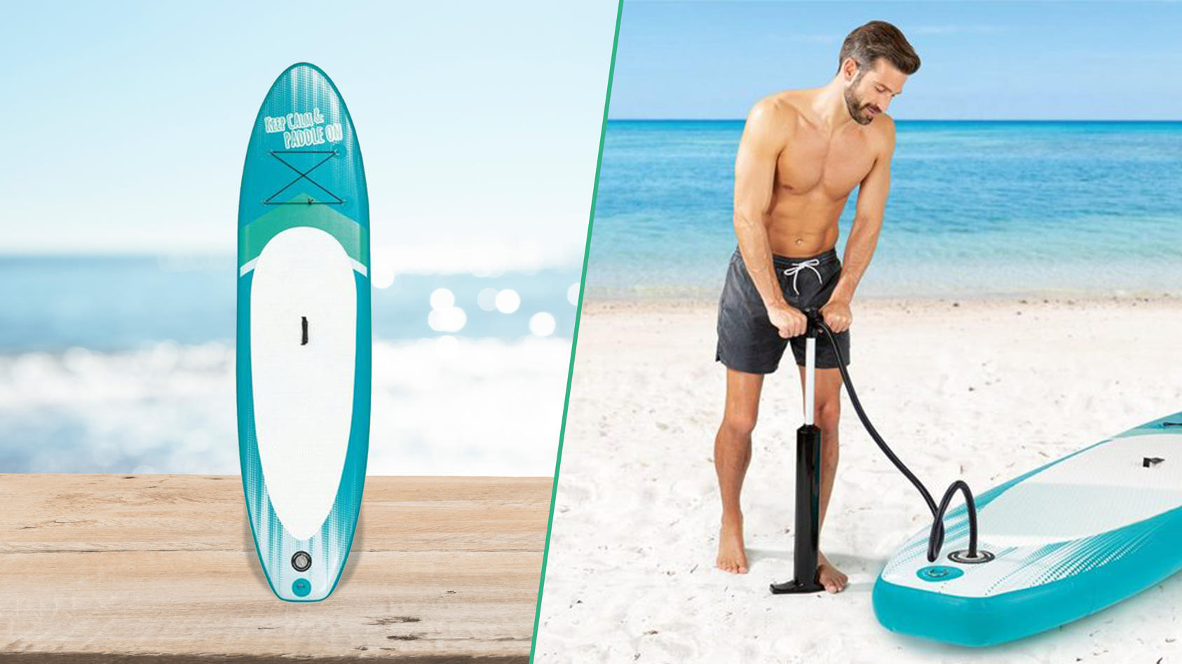 Stand-up-Paddling: SUP-Board Netto 180 bei für Euro
