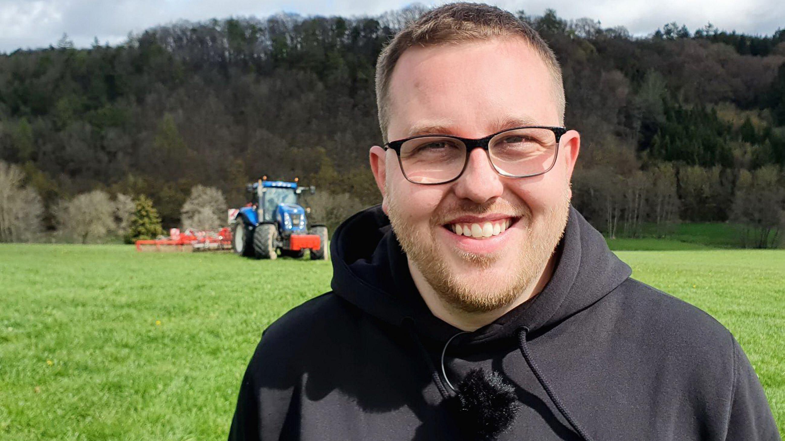 In Stephans Landwirtschaftsbetrieb wird High Tech eingesetzt