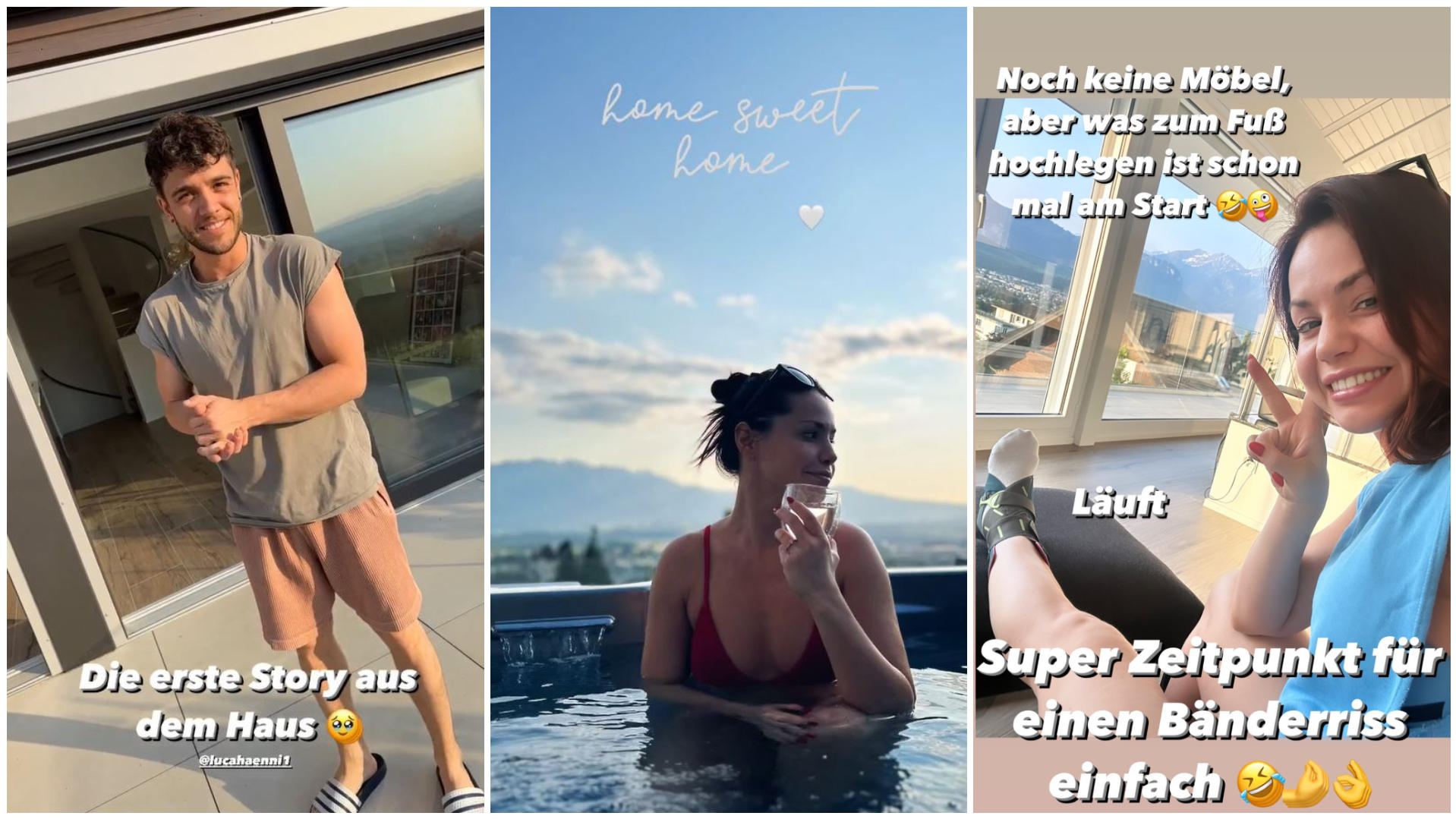 In ihrer Instagram-Story teilt Christina Luft ein paar Eindrücke vom neuen Zuhause.