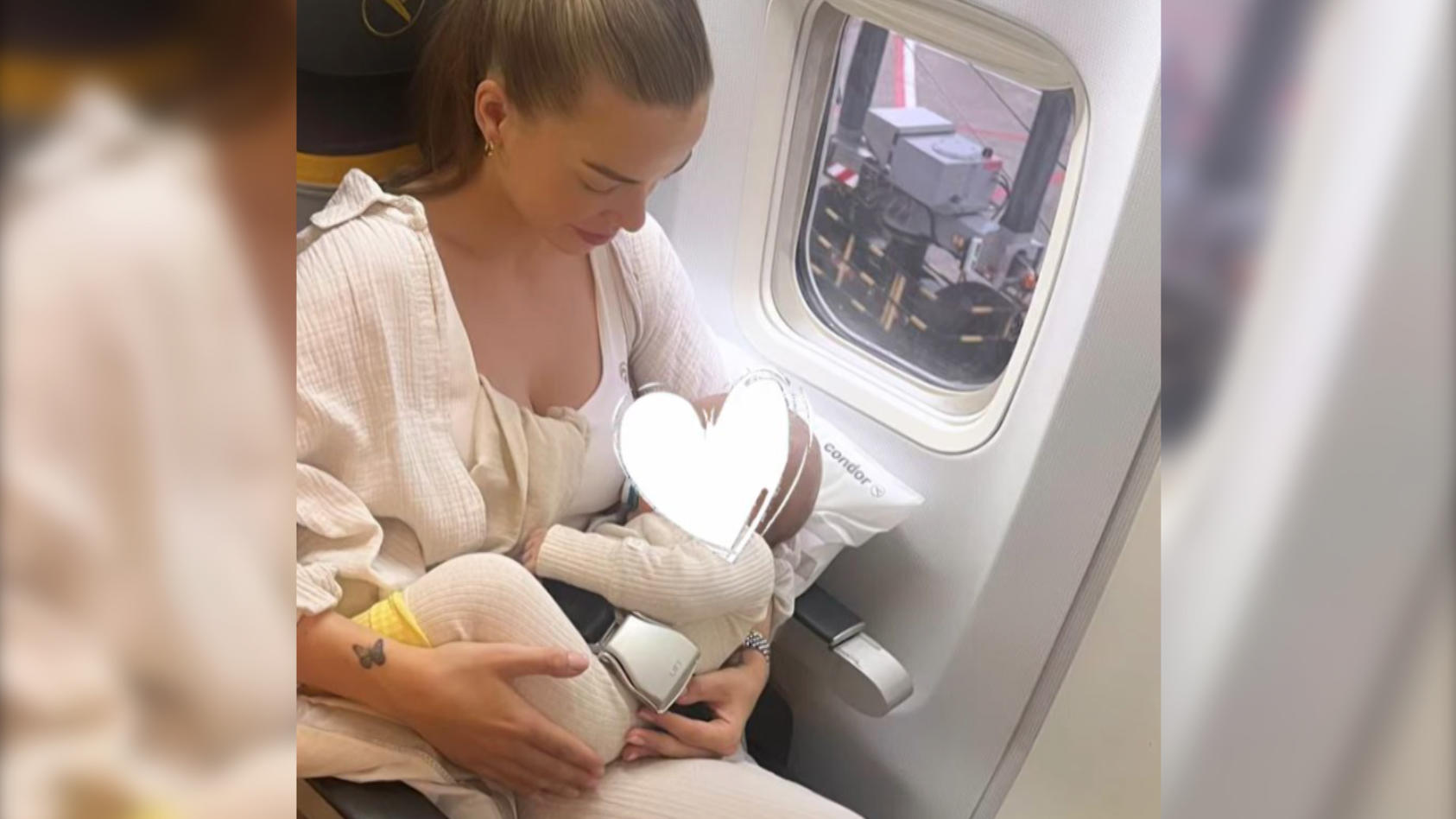 Laura Maria Rypa und Pietro Lombardi fliegen zum ersten Mal mit ihrem Baby