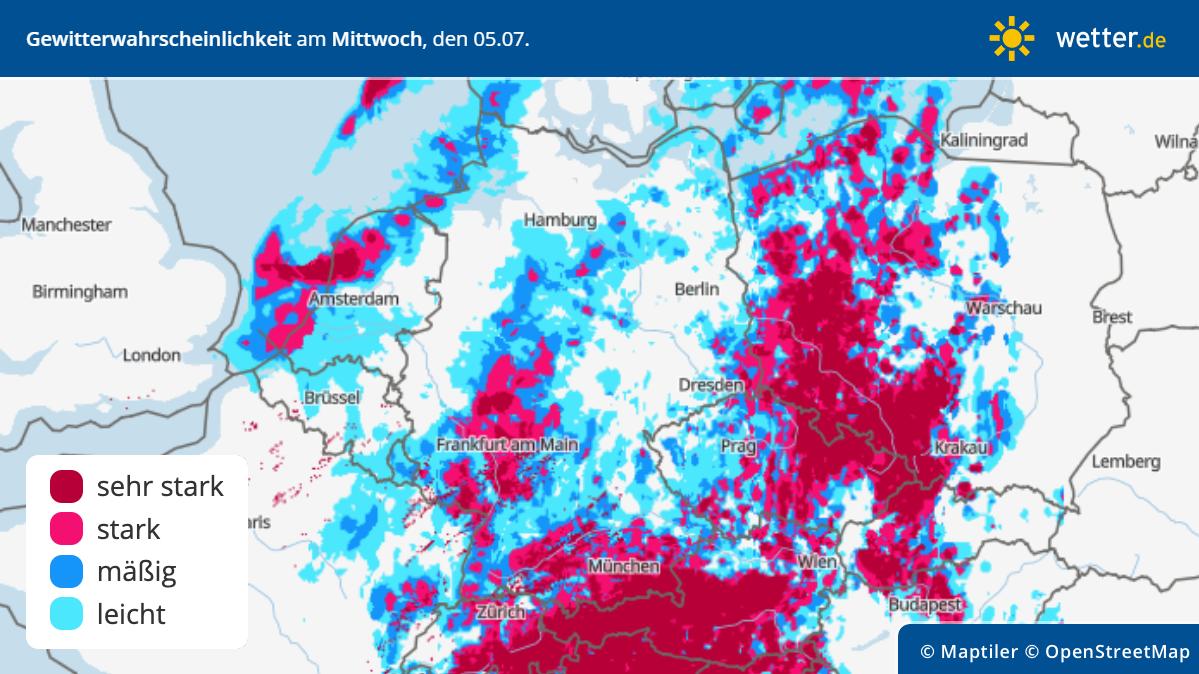 Unwetter-Fahrplan: Poly Fegt Mit Orkanböen über Deutschland - Gewitter ...