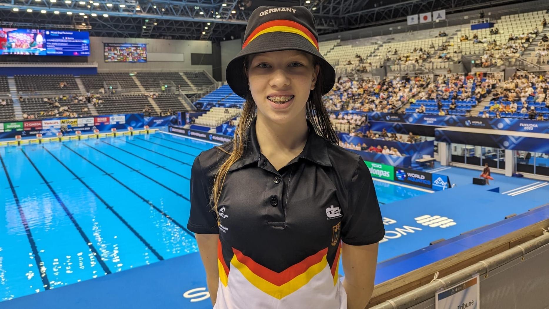 Daria Tonn (15) kämpft bei Schwimm-WM in Fukuoka um deutsche Medaillen