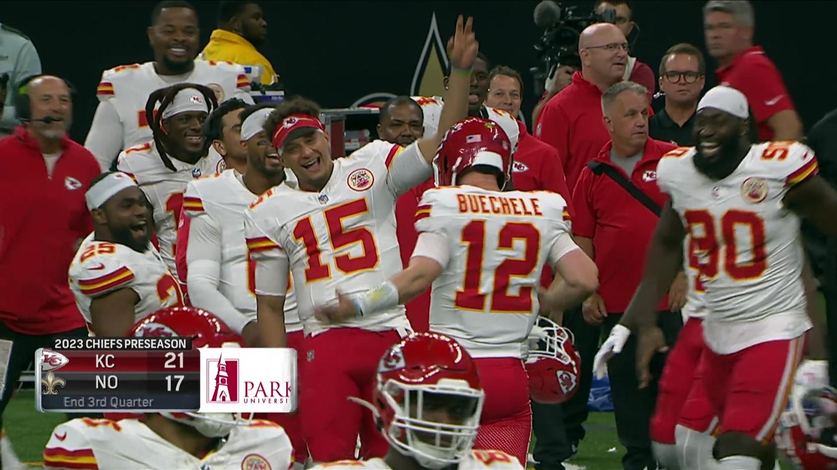 NFLPreseason im Video Irrer SlalomLauf vom ChiefsBackupQuarterback