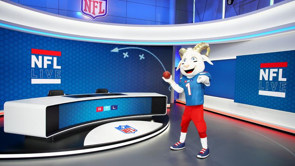 NFL RTL präsentiert NFLMaskottchen Vorhang auf für „Touchdown Tommy“