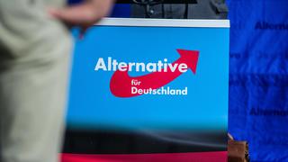 September 14, 2023, Munich, Bavaria, Germany: Political actvist and minor influencer Serge Menga joined the AfD s Munich-West branch alongside Markus Walbrunn, Thomas Baack, and Christoph Raetscher in the leadup to the Bavarian Landtagswahl state elections. Menga is criticized for taking anti-immigration and German nationaist positions, despite his own background as an African refugee and immigrant. Critics often see Menga as a tool for the AfD to make racist and taboo statements they can t say themselves, including the N-word. Munich Germany - ZUMAb160 20230914_abp_b160_004 Copyright: xSachellexBabbarx