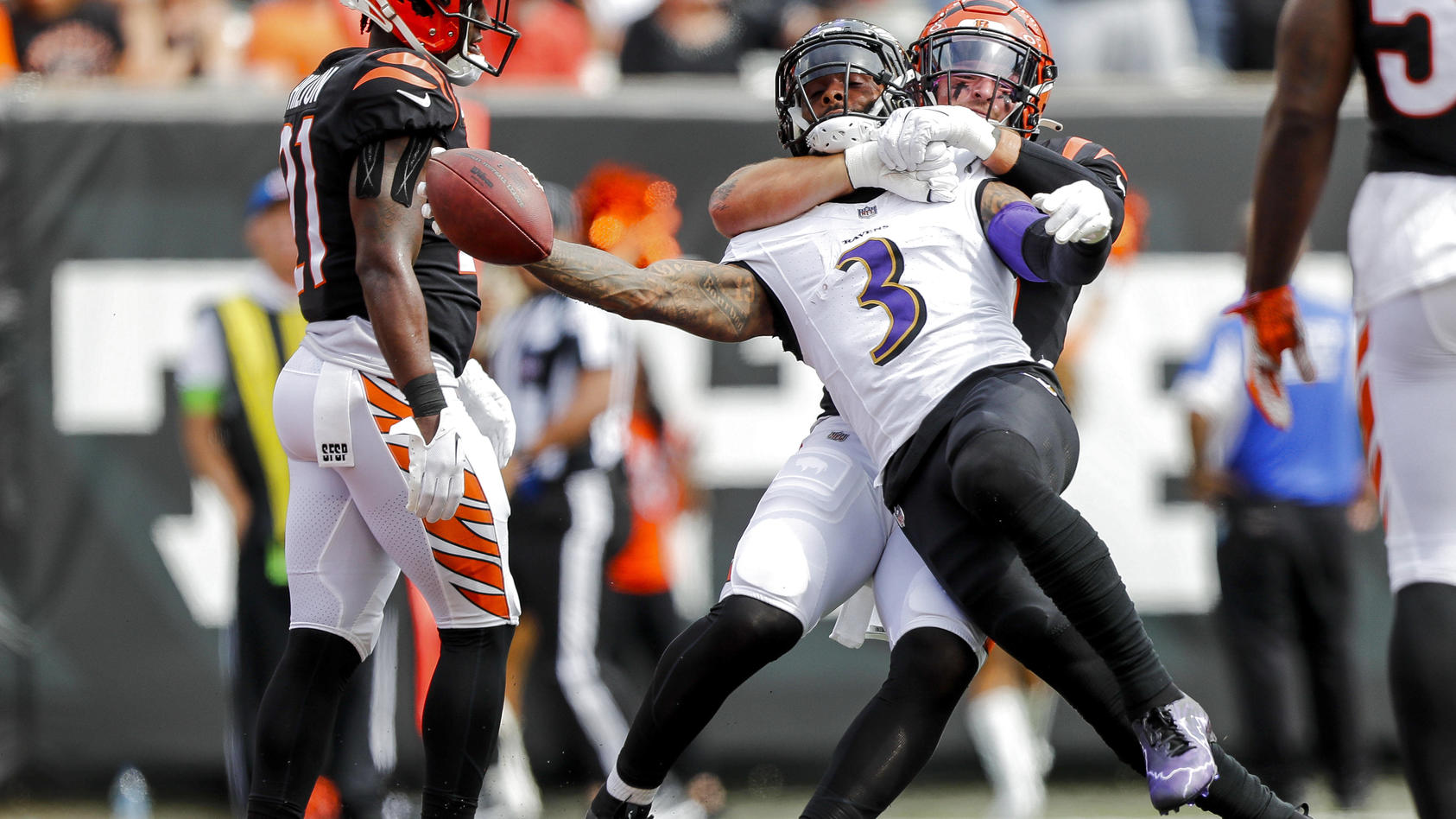 Traditionell ein hartumkämpftes Battle: Die Baltimore Ravens gewinnen gegen die Cincinnati Bengals