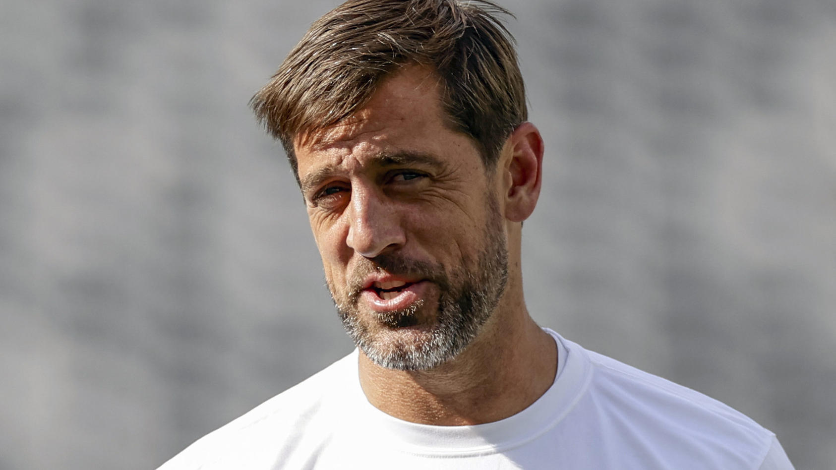 Jets-Quarterback Aaron Rodgers riss sich gleich beim ersten Saisonspiel die Achillessehne.