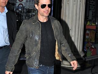 Actor Tom Cruise is seen leaving Chinawhite Nightclub in London via a backdoor of a gift shop which connects to the club. Tom has been in the night club watching his son Connor play his DJ set. Tom is currently in London on what is known to be a holiday and some time out from work.