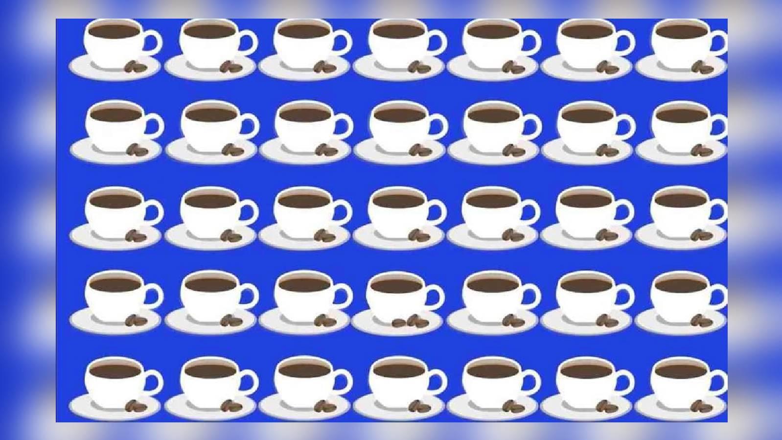 Suchbild: Durchblick mit Koffein! Finden Sie die Kaffeetasse, die anders  ist?