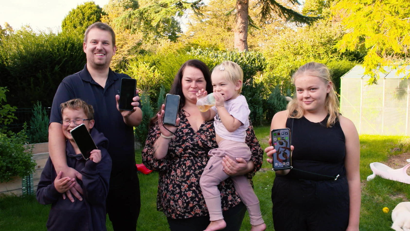 Familie macht den Test Drei Tage komplett ohne Handy so schwer ist