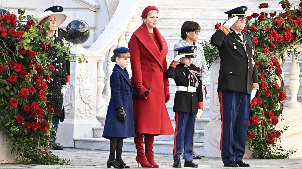 Monaco feiert Nationalfeiertag und Fürstin Charlène als Lady in Red
