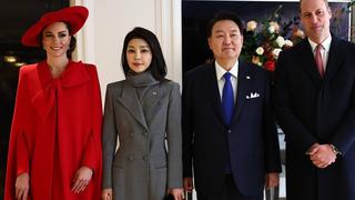 Prinzessin Kate: Stilsichere Begrüßung von Südkoreas Präsident