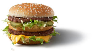 So sieht der Big Mac von McDonalds nicht mehr aus.