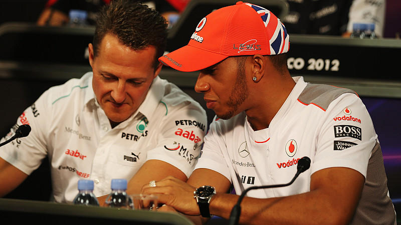Hamilton and Schumacher