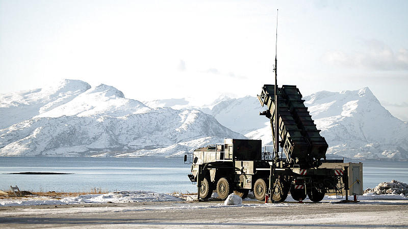 Das Flugabwehrraketensystem Patriot während einer Bundeswehr-Übung in Norwegen