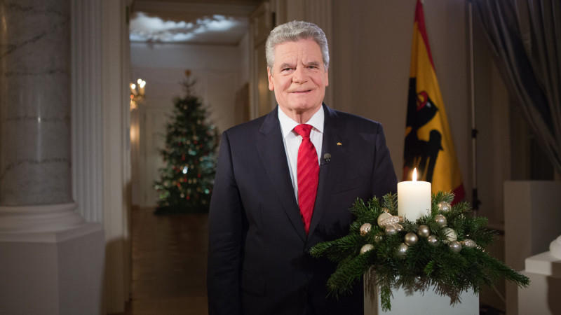 Weihnachtsansprache Bundespräsident Gauck