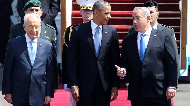 Israel, Obama, Netanjahu, Perez, Nahost-Reise