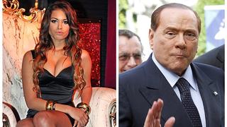 A combination of file photographs shows Karima El Mahroug of Morocco posing during a photocall at the Karma disco in Milan November 14, 2010, and Italy's former Prime Minister Silvio Berlusconi waving as he arrives for a meeting of the European People's Party in Brussels June 28, 2012. A Milan court sentenced Berlusconi on June 24, 2013 to seven years in prison after convicting him of paying for sex with a minor but he will not have to serve any jail time before he has exhausted appeals. Berlusconi was found guilty of paying for sex with former teenage nightclub dancer Karima El Mahroug, better known under her stage name "Ruby the Heartstealer", during "bunga bunga" sex parties at his palatial home near Milan. REUTERS/Stringer (L) and Sebastien Pirlet/Files ( Tags: POLITICS CRIME LAW)