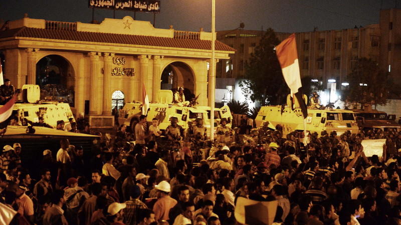 Blutige Proteste in Ägypten.
