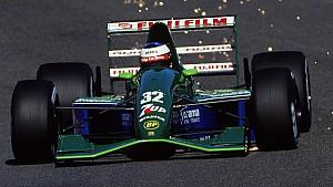 25 Aug 1991:  Jordan-Ford driver Michael Schumacher of Germany makes his F1 debut during the Belgian Formula One Grand Prix held in Spa, Belgium.  Mandatory Credit: Pascal Rondeau /Allsport