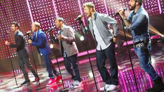 Die Backstreet Boys (v.l.) Kevin Richardson, Brian Littrell, Howie Dorough, Nick Carter, AJ McLean.