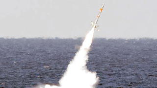 epa03840199 (FILE) A US Navy file picture dated 14 January 2003 showing USS Florida launching a Tomahawk cruise missile during Giant Shadow exercise in the waters off the coast of the Bahamas. The US military is ready to strike Syria, the top US defence official said 27 August 2013 as the momentum also grew in France and Britain for strong, punitive action, and the Syrian opposition said it was informed of an imminent military attack. 'We are prepared. We are ready to go' if given such an order from President Barack Obama, US Defence Secretary Chuck Hagel told the BBC. 'We have moved assets in place to be able to fulfil ... whatever option the president wishes to take,' he said. Obama is weighing options on how to respond to the alleged use of chemical weapons by the Syrian regime, but no decisions have yet been made as the president consults with allies and the US Congress, spokesman Jay Carney said. EPA/U.S. Navy / HANDOUT HANDOUT EDITORIAL USE ONLY