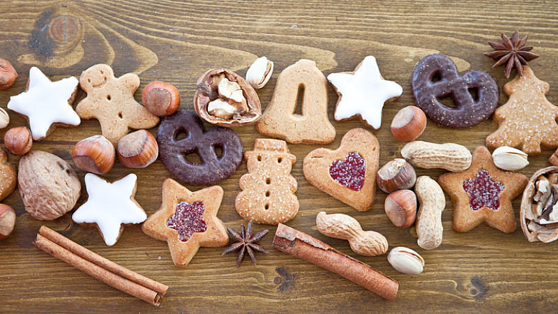 Haselnuss-Notstand in der Weihnachtszeit.
