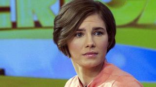Amanda Knox reacts while being interviewed on the set of ABC's "Good Morning America" in New York January 31, 2014. Italy's conviction of Amanda Knox for the murder of her British roommate when the two were exchange students together could spur a drawn-out fight over extradition in the United States, where supporters contend she is the victim of a faulty foreign justice system.  REUTERS/Andrew Kelly (UNITED STATES - Tags: CRIME LAW POLITICS MEDIA HEADSHOT TPX IMAGES OF THE DAY)