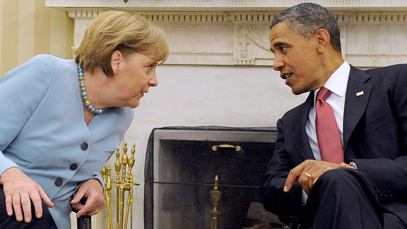 Merkel zu Gast bei Obama in den USA
