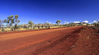 Outback road, Karijini National Park, Pilbara, Northwest Australia